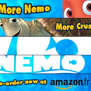 web banners for Finding Nemo